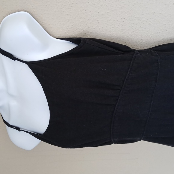 Joie Black Linen Maxi Dress Small - Picture 3 of 7